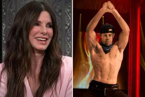 Celebrity Porn Sandra Bullock - Sandra Bullock got 'down there' with naked Channing Tatum