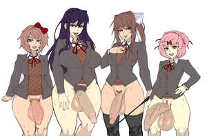 Gross Futa - All the doki's hung and horny [FUTA WARNING] : r/DDLCRule34