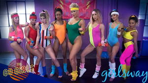 gymnastic lesbian orgy - Vintage Lesbian Orgy Training Session - XNXX.COM