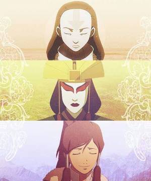 Avatar Legend Of Korra Nobu Porn - Avatar Yangchen Avatar Kyoshi and Avatar Korra.
