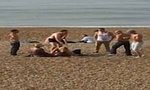 Naked Beach Babes Sex - Couple have sex on Brighton Beach in broad daylight in front of children |  Daily Mail Online