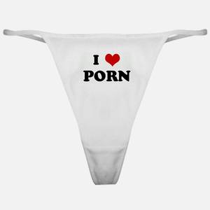 90s Thong Porn - I Love PORN Classic Thong