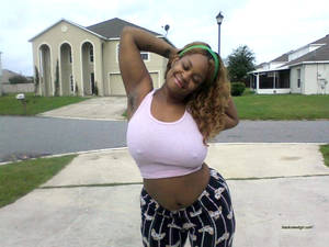 big nipples black girls - Lucky ebony girl exposing her pussy and big nipples. Big-size picture #3