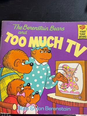 Berenstain Bears Sex Porn - The Berenstain Bears and Too Much TV First Time Book/ - Etsy New Zealand