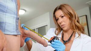 Alexis Fawx - Doctor Alexis Fawx gives nice blowjob to Oliver Flynn - Porn Movies - 3Movs