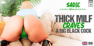 black thick mature milf - Sadie is a Thick British MILF with a love for big black cocks who can  satisfy her needs - Mature.nl