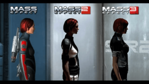 Mass Effect 3 Lesbian Porn - Female Shepard through the series. : r/masseffect