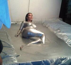 Amy Schumer Porn Photoshop - Amy Schumer would pose nude in silver paint like Kim Kardashian | Daily  Mail Online