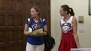 nfl cheerleader lesiban orgy - A teen cheer leader facesitted by lesbian football captain - XNXX.COM