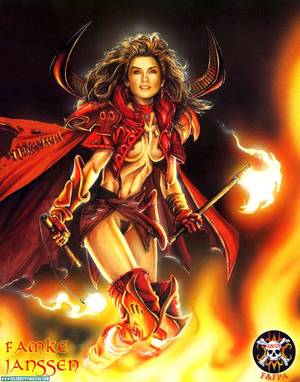 Famke Janssen Cartoon Porn - Famke Janssen Fake, Cartoon, Costume, Nude, Tits, Porn