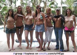 group flashing boobs - Group Flash Big Boobs