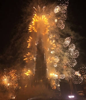 Kim Rogers Panties Porn - New year celebrations, including fireworks at the Burj Khalifa at midnight