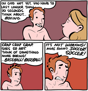 ejaculating on a nude beach - Think Unsexy Thoughts - TV Tropes