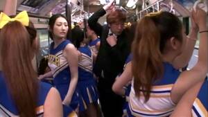 naked asian cheerleaders on bus - Japanese cheer girls in the bus HD porn - SEXTVX.COM