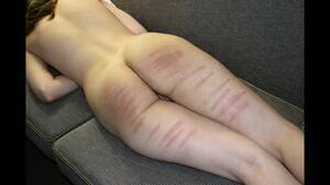 caning frontal - Caned: Front and Back - SpankingTube.com