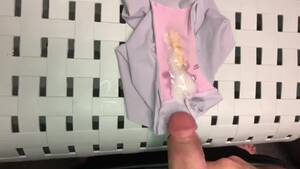 licking dirty panties from hamper - Sniffing, Licking, & Cumming In My Wife's Dirty & Stuck Together Panties  That I Found In The Hamper - xxx Mobile Porno Videos & Movies - iPornTV.Net