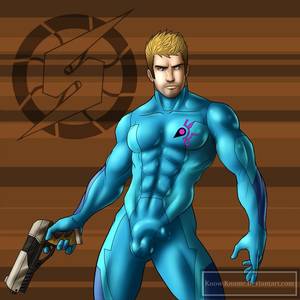 Fantastic Four Gay Porn - Commission: Male Zero Suit Samus by *Know-Kname