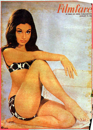 naked hindi actress sharmila - Sharmila Tagore on the cover of Filmfare, 1966.