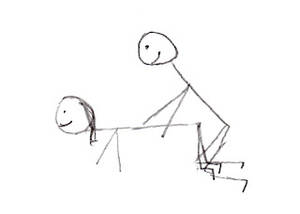 Christian Sex Positions - You can achieve numerous positions just with these basics (and I am a  terrible artist).