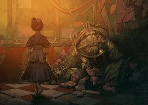 Bioshock Big Daddy Porn - Goodbye Mr Bubbles by Huusen Uri. Bioshock, Big Daddy The feels.