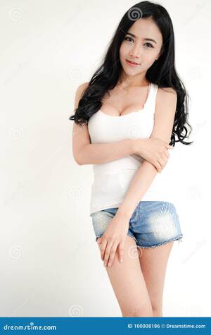 hot asian school girl - Asian young lady stock photo. Image of attractive, isolated - 100008186