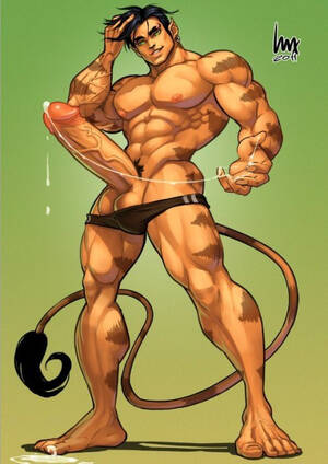 animated big dick toons - Cartoon Man With Giant Monster Cock | Gay Fetish XXX