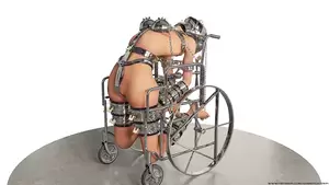 Cuffed Asian Cartoon Porn - Slave Hardcore Cuffed and Chained in a Wheelchair Metal Bondage BDSM |  xHamster