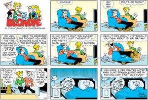 Blondie Bumstead Smoking Cartoon Porn - I â€¦ I think that Dagwood and Blondie spent New Years at some kind of adult  film industry event. I suppose that would be a particularly lucrative  market for ...