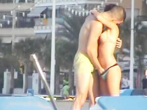 horny couple public - Horny Couple Want Sex On Public Beach : XXXBunker.com Porn Tube