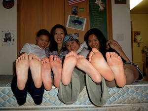 group foot porn - Asian group feet by FootFetishForum on DeviantArt