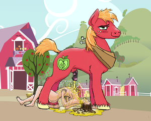 Big Macintosh And Apple Bloom Porn - explicit nudity human penis straight big macintosh apple human on pony  action horsecock dock - XXXPicz