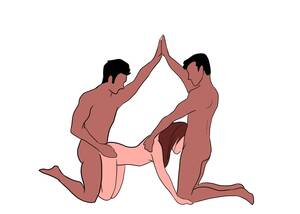 eiffel tower threesome porn - The Eiffel Tower Sex Position - Threesome Sex Position | V FOR VIBES
