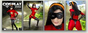 Disney Erotica Porn - ... incredibles, violet, disney, cartoon, rule34, latex, marylin, nude, ...