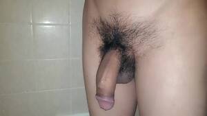 Hair Dick Porn - Showing Pubic Hair and Penis in the Shower - Pornhub.com