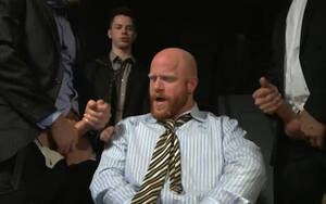 hidden office fuck party - Orgy after-work bareback and gay party gay porn video on Darkcruising