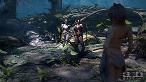 Lesbian Elf Porn 3d Fantasy Girl - Sexy elf lesbians have a 3d sex rendezvous in the forest - 12 Pics | Hentai  City