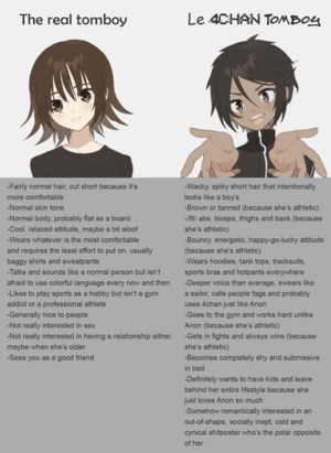 Flat Tomboy Porn - Tomboy GFs? ðŸ˜³ : r/GatekeepingYuri