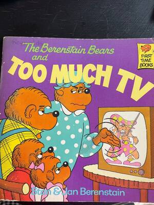 Berenstain Bears Porn - The Berenstain Bears and Too Much TV First Time Book/ - Etsy Canada