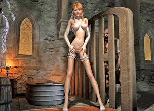 fantasy cgi handjob - Kinky fantasy babes teasing monsters with a smooth handjob and footjob |  Porncraft 3d