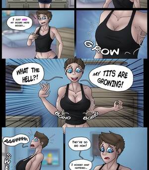 boob growth cartoon - Muscle Growth Porn Comics | Muscle Growth Hentai Comics | Muscle Growth Sex  Comics
