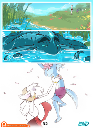 Furry Porn Water - Gift from the Water God pg. 32. END â€” Weasyl