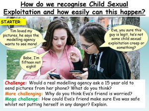 Exploitation Porn Captions - Child Sexual Exploitation CSE + Porn RSE | Teaching Resources