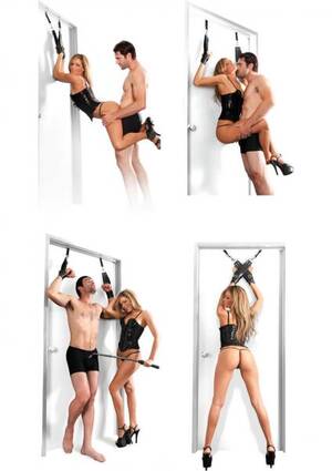 door jamb cuffs bondage sex anal - Deluxe Door Cuffs - Bondage - Restraints - Bed & Door Restraints -  SexToysShop.com