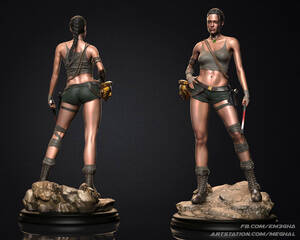Angelina Jolie Tomb Raider - STL file Angelina Jolie - Lara Croft (Extra Adult Version) ðŸª¦ãƒ»Template to  download and 3D printãƒ»Cults