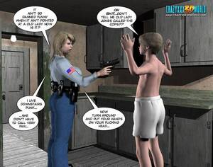 Funny 3d Cartoon Porn - Plumm 3d police woman can't stand huge dick - Cartoon Sex - Picture 4