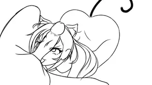 free hentai anime line art - Kyaru sucking balls free hentai porno, xxx comics, rule34 nude art at  HentaiLib.net