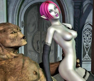 3d Elf Fucking Troll - Hot night elf having sex with a troll