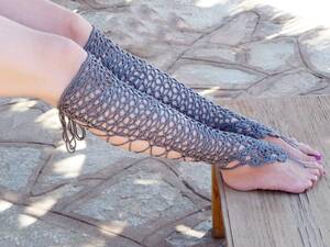 great legs and feet porn - Lace Barefoot Sandals Pole Dance Wear Foot Fetish - Etsy