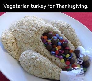 Candy Food Porn - Vegetarian turkey for Thanksgiving