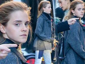 Emma Watson Christmas Porn - Emma Watson looks fresh-faced without make-up as she takes a break from  filming sci-fi blockbuster - Irish Mirror Online